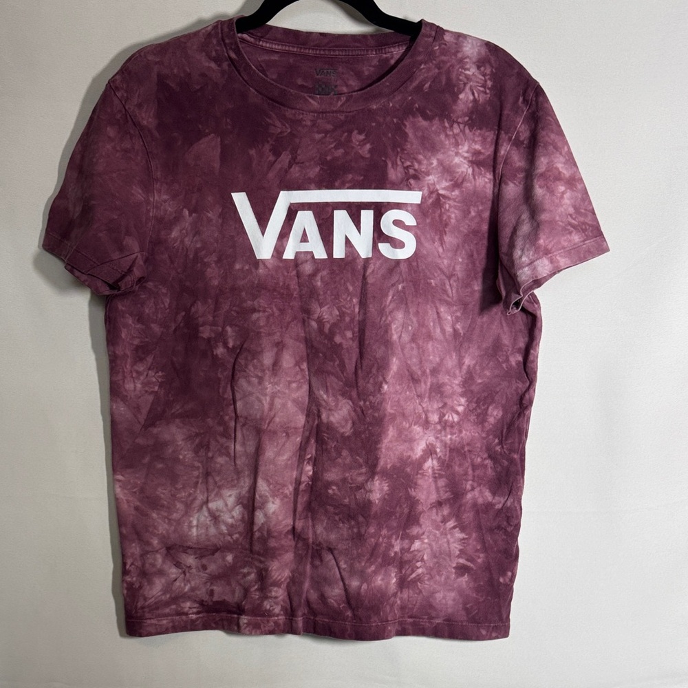 Vans Burgundy Tie-Dye Tee